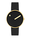 34 mm / Black dial / Black Bio based TPU strap