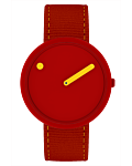 40mm / Sunny Red dial / Sunny Red recycled strap