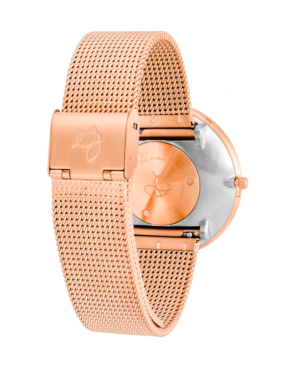 Roman 40 mm Bundle with 1 Rose Gold Mesh 1 Black Leather Strap