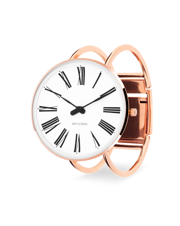 国産品 Roman Arne - Bezel Gold Rose Polished Dial White mm 40 時計