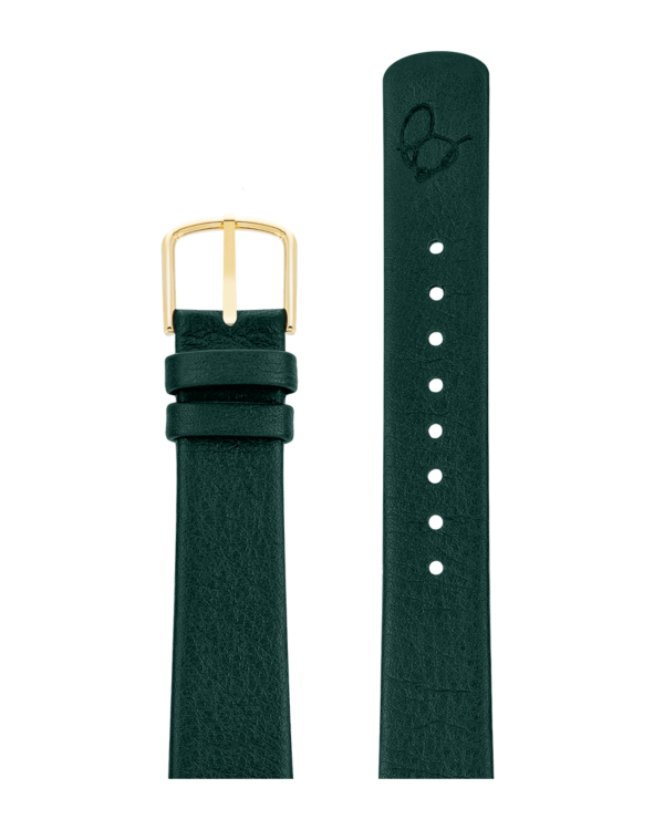 GREEN LEATHER STRAP 20 MM