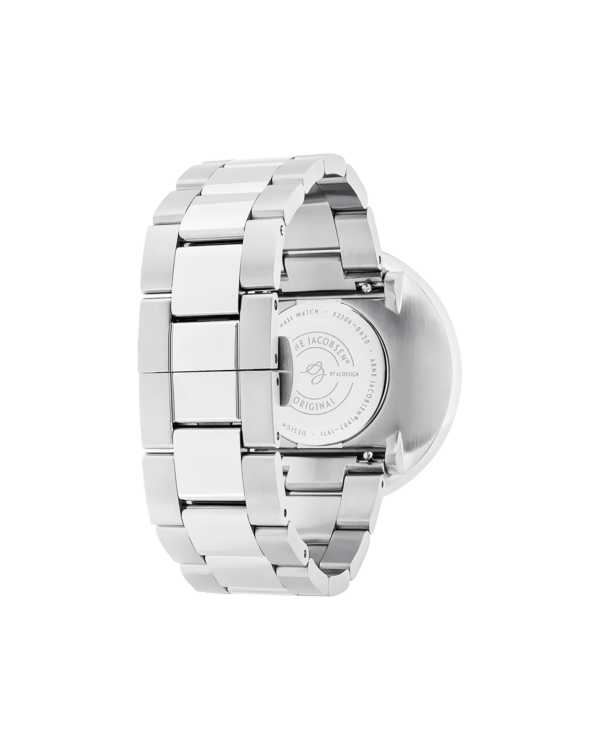 Bankers watch des. Arne Jacobsen - 40mm - grey dial / black