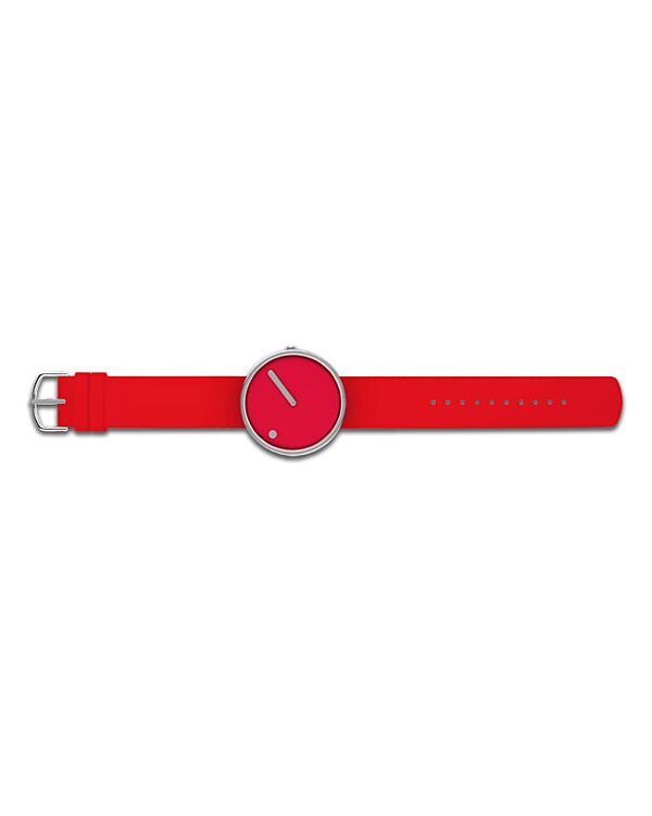 Red dial / Red silicone strap